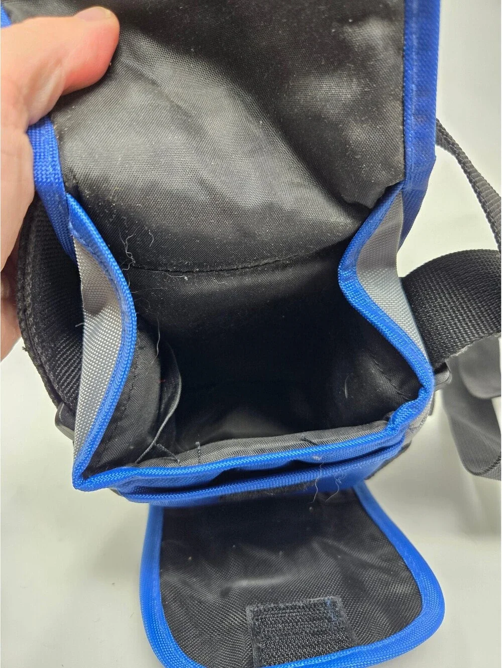 Alandda Blue Padded Camera Bag Pouch | Adjustable Shoulder Strap & Buckle